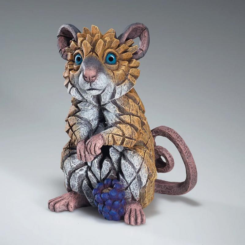 Field Mouse Sculpture - Natural Finish